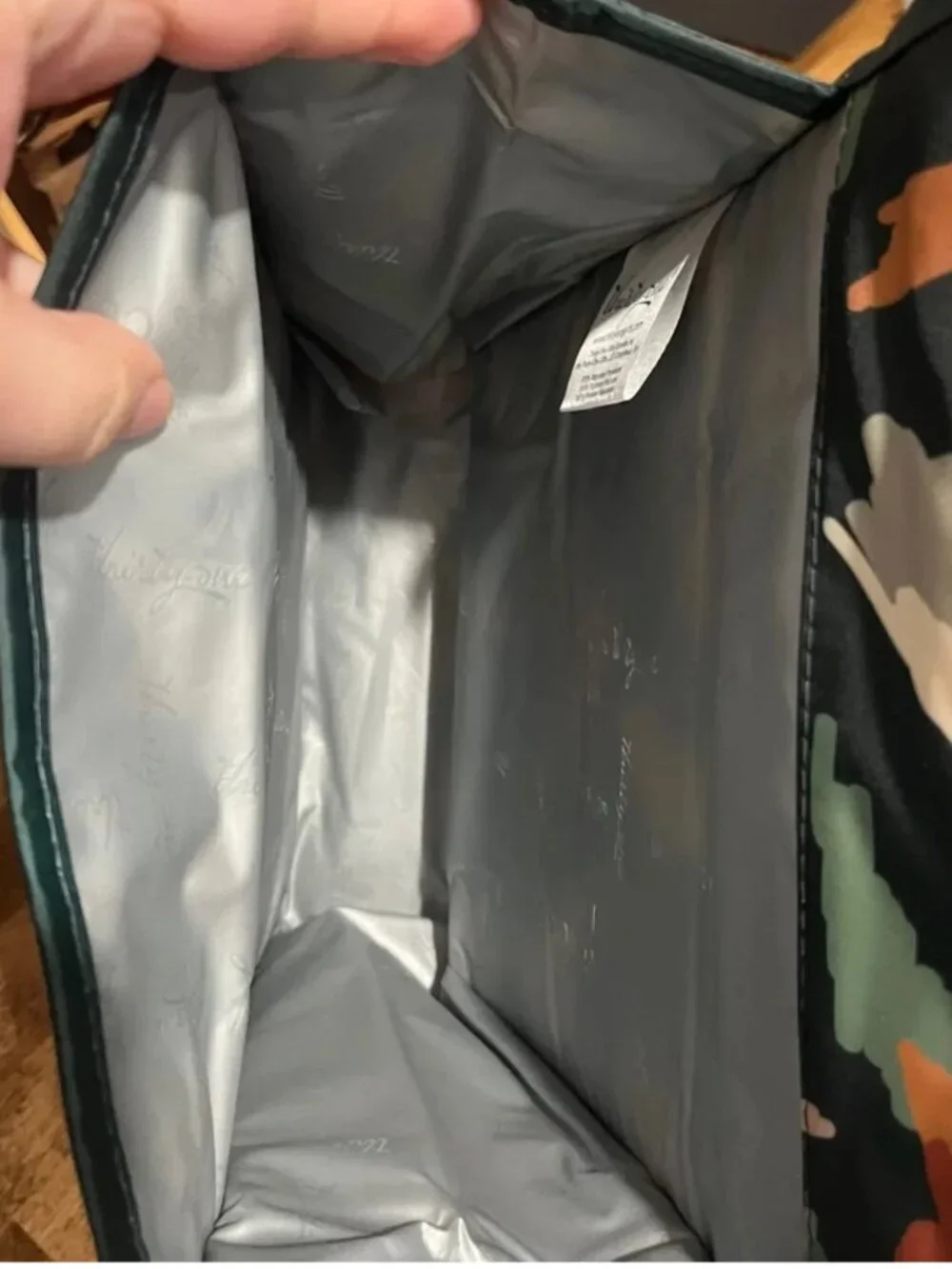 Thirty One Fold-Over Lunch Bag NIP Shattered Abstract